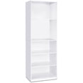 thumbnail image 2 of Furinno JAYA Bibliothèque Simple pour la Maison à 5 Tablettes, Blanc, 2 of 5