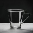 thumbnail image 2 of Tasse à Espresso Transparente Tasse d'Eau Pratique Tasse à Café en Verre avec Poignée, 2 of 9