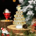 thumbnail image 4 of Christmas Tree Decorations,Mini Christmas Tree Glass Ornaments Small Glass Christmas Tree Christmas Miniature Mini Winter Figurines for Crafts Holiday Xmas Party Decor,Small Christmas Tree, 4 of 6