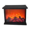 thumbnail image 1 of S SERENABLE Fireplace Lantern Decorative Portable Fireplace Flameless Fire Light Realistic Flame Atmosphere Light LED Flame Room Decor, 1 of 9