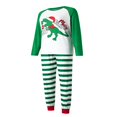 thumbnail image 3 of Family Matching Christmas Pajamas Set Snowman Printing Tops Long Pants Sleepwear, 3 of 9