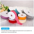 thumbnail image 4 of Unique Bargains Velvet Ribbon 1 1/2 Inch x 10 Yard Single Face Spool Silky DIY Crafts Gift Wrapping Bow Decoration White, 4 of 5