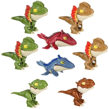 Dinosaur Toys, 8pcs Realistic Dinosaur Figures with Movable Leg Tail and Mouth, Dinosaurs Action Figures Collectibles Party Birthday Gifts for 3-14 Years Old Boys Girls