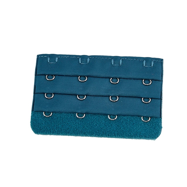 Baohd Extension Strap Bra Extenders Buckle 4 Hook Breathable Practical Accessories Adjustable Replacement 3 Rows Underwear dark green