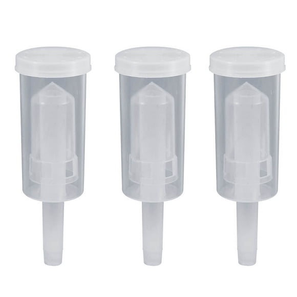 HLONK Fermentation Airlock 3 PCS Homebrew Beer Cylinder Fermentor Air Lock One Way Exhaust Water Sealed Check for Home Beer Fermentation Wine Making Brewing