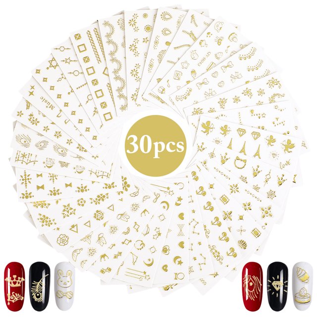 Nail Sticker Creative DIY Nail Decal Nail Art Decoration for Home Nail Salon