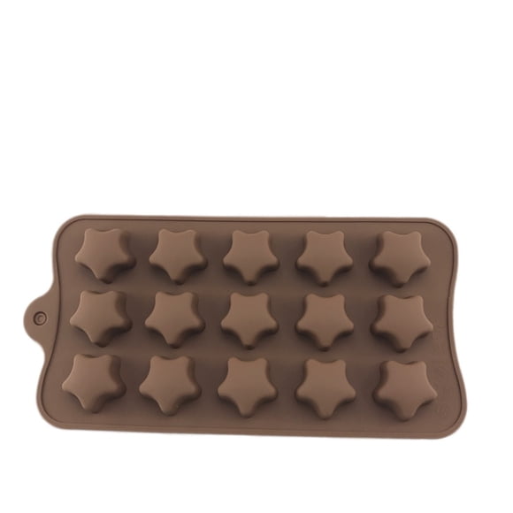 Pompotops Nouveau Moule en Silicone pour Chocolat 4 Formes Outils de Cuisson pour Chocolat Silicone Antiadhésif Liquidation