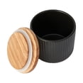 thumbnail image 3 of Anko Small Black Ribbed Canister, 3 of 7