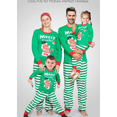 thumbnail image 1 of Pyjamas de Famille Assortis Définit des Pantalons de Vacances de Cerf à Rayures, 1 of 9