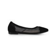 thumbnail image 3 of BLISSFUL STEP Chaussures Plates en Maille à Enfiler à Bout Pointu pour Femmes Noir 9, 3 of 8
