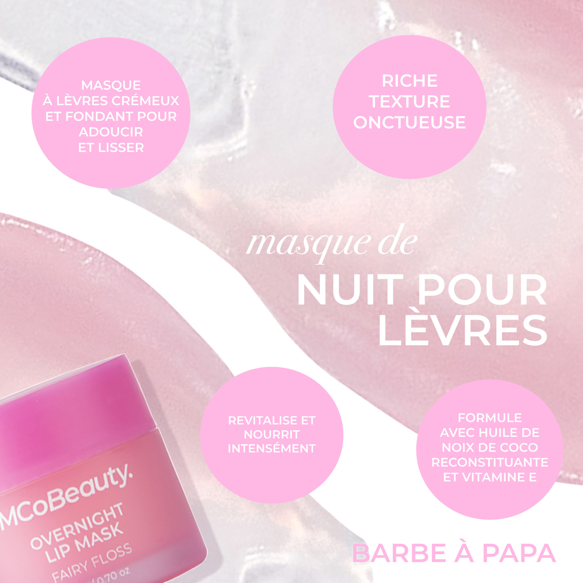 MCoBeauty - Masque pour les Lèvres de Nuit