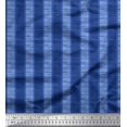 thumbnail image 1 of Soimoi Modal Satin Fabric Stripe Block Fabric Prints by Yard 42 Inch Wide, 1 of 3