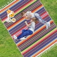 thumbnail image 1 of Meitianfacai Nappe Chemin de Table Couverture Tissée Multifonctionnelle Couverture de Conditionnement Couverture de Camping Couverture de Pique-Nique Convient pour la Maison l'Extérieur l'École le Bureau, 1 of 6