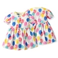 thumbnail image 3 of QUDDERR Robe d'Été 9 m-5 T pour Petites Filles, Vacances, pour Bébé et Tout-Petit, Manches Courtes, Robe Soleil en Coton, Robes Décontractées à Fleurs pour Bébés Filles, 3 of 9