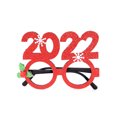 thumbnail image 1 of PVCS 2022 Christmas Glasses Frame Cartoon Stereo Glasses Party Props - Red 2022, 1 of 5