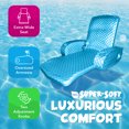 thumbnail image 3 of TRC Recreation Super Soft Adjustable Pool Lounger Recliner Float, Marina Blue, 3 of 7