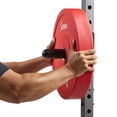 thumbnail image 3 of Sunny Health & Fitness Support de Rangement Ajustable pour Disques de Poids - Accessoire pour Rack et Cage de Musculation – Compatible avec Disques de Poids Olympiques de 1” et 2” Pouces - Modèle SF-X, 3 of 6