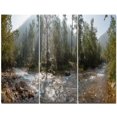 thumbnail image 3 of Designart - Panorama de Rivière de Montagne - Impression d'Art sur Toile Paysage, 3 of 4