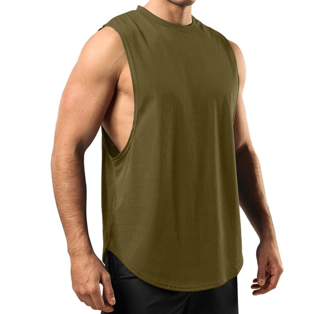 Cameland Débardeur Sans Manches à Encolure Ronde pour Homme, Estival, Décontracté, Mode, Sport, Uni