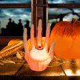 thumbnail image 4 of Multicolor Halloween Led Ghost Hand Night Light Battery Operated Flameless Candle Decor Pumpkin Light Spooky Decorations 4.13 X 2.76 X 2.36 Inches Indoor Outdoor Party Decoration, 4 of 6