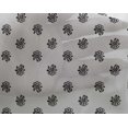 thumbnail image 4 of oneOone Georgette Viscose Fabric Floral Block Print Fabric BTY 42 Inch Wide, 4 of 4