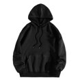 thumbnail image 4 of Rbaofujie Chandails Légers pour Femmes Femme Mode Imprimé Col Rond Manches Longues T-Shirt à Capuche Hauts Blouse Noir Chandails à Capuche Graphiques pour Femmes, 4 of 4
