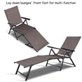 thumbnail image 4 of Costway Chaise Longue de Piscine Inclinable Mobilier de Patio Extérieur Réglable, 4 of 10