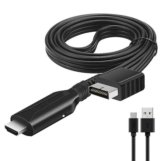 For Playstation 2 PS2 To HDMI Compatible Adapter Cable HD RCA AV Audio Video X1