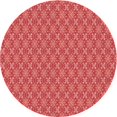thumbnail image 1 of Ahgly Company Tapis d'Intérieur Ronds Transitionnels Rouges Lavables à la Machine, 5 Pieds Rond, 1 of 7
