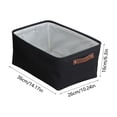 thumbnail image 3 of UsRHHA Fabric Foldable Storage Basket, Home Clothing ToysOrganizer, Collapsible Storage Bin with Handles, Multipurpose Home Storage Container, 3 of 6