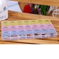 thumbnail image 4 of Agiferg 7 Day Pill Box Medicine Tablet Dispenser Organizer Weekly Storage Case for AM PM, 4 of 4