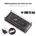 thumbnail image 3 of 10 Ports RGB Fan HUB Case for PC Computer Desktop 5V 3PIN ARGB Extension Splitter SATA Power Adapter for Gigabyte MSI ASUS 5V 3PIN, 3 of 6