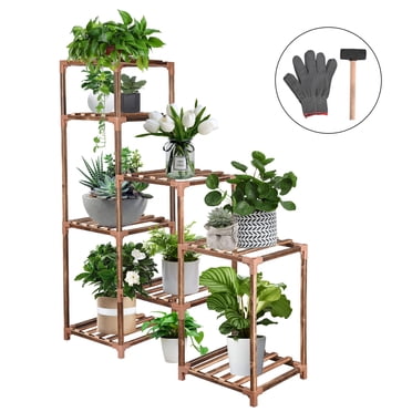 Jardin Surélevé en Métal Galvanisé 4 x 2 x 1 Pi, Ensemble de Bacs de Plantation Ovales en Acier avec Fond Ouvert pour Légumes, Fines Herbes, Fleurs, Résistant aux Intempéries et Antirouille