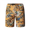thumbnail image 1 of CEHVOM Shorts de Plage d'Été en Coton et Lin pour Hommes, 1 of 8