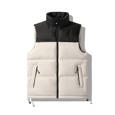 Veste Sans Manches à Capuche pour Homme, Doudoune Matelassée Prête pour l'Hiver avec Conception Coupe-Vent, Manteau Isolé Léger et Chaud pour l'Extérieur et les Tenues Décontractées