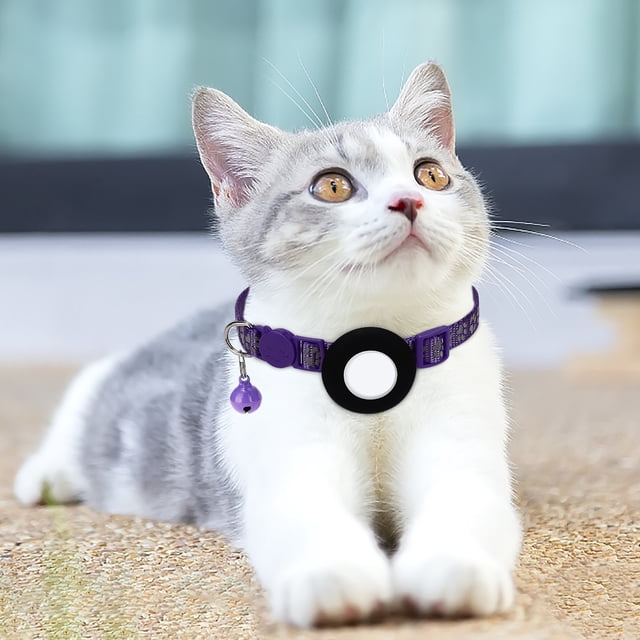 CEHVOM Collar With Bell Reflective Collar Address Pendant With Film Clearance