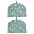 thumbnail image 1 of 2pcs Anti-scald Tea Cosy Teapot Cover Cotton Cloth Teapot Insulation Protector, 1 of 8
