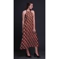 thumbnail image 3 of Bimba Block Printed Women Backless Halter Neck Summer Holiday BeachDress-Medium, 3 of 6