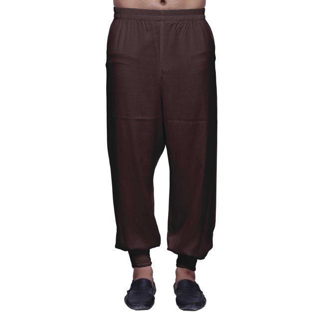 Atasi Mens Solid Rayon Readymade Pajama Ethnic Wear Adjustable Harem Pants