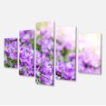 thumbnail image 2 of Beautiful Campanula Flower Bouquet - Large Floral Canvas Artwork, 2 of 3
