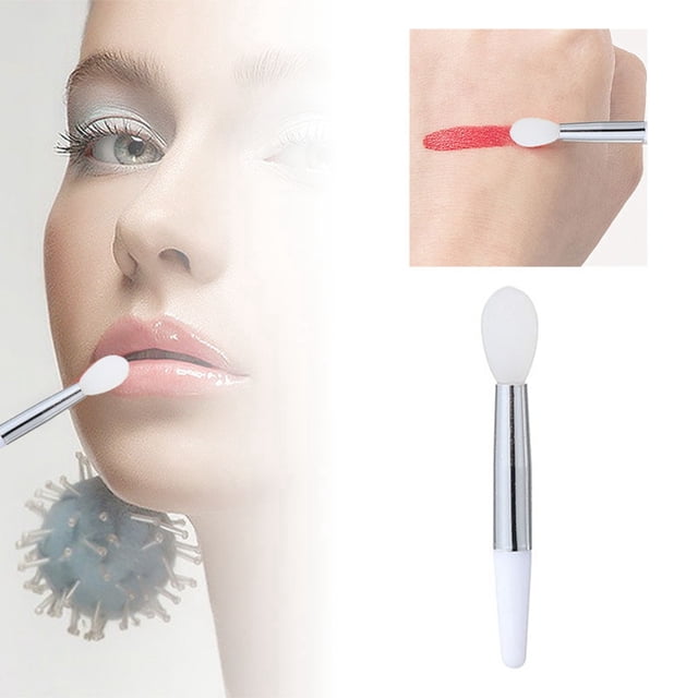 Silicone Lipstick Applicator Brush - Precise Tip, Easy Clean & Travel-Friendly for Lip Gloss/Makeup Application