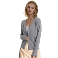 thumbnail image 1 of Formal Cardigan Sweater Dresses for Women Thick Sweater Cardigan plus Size Short Cardigan Summer Sweaters for Women Open Front Light Sweaters for Women Open Front Titanium Snap Cardigan Sweaters for, 1 of 4