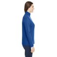 thumbnail image 3 of Core 365 Ladies' Fusion ChromaSoftâ„¢ Pique Quarter-Zip CE405W, 3 of 3