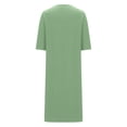 thumbnail image 4 of Zip Up Robe for Women Long Housecoat Soft Nightgown with Pockets, 4 of 6