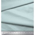 thumbnail image 3 of Soimoi Crepe Silk Fabric Dot & Floral Small Print Fabric by The Yard 42 Inch Wide, 3 of 3