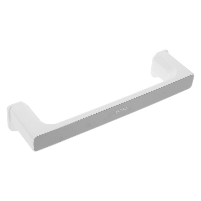 Towel Rack Wall Mount Towel Rod Plastic Single Bar Bathroom Towel Shelf
