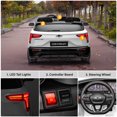 thumbnail image 3 of VOLTZ TOYS Licensed Chevrolet Blazer 24V 2-Seater Kids Ride On Car - Power Battery, Dual 65W Motors, Remote Control, LED Lights & Music - White, 3 of 5