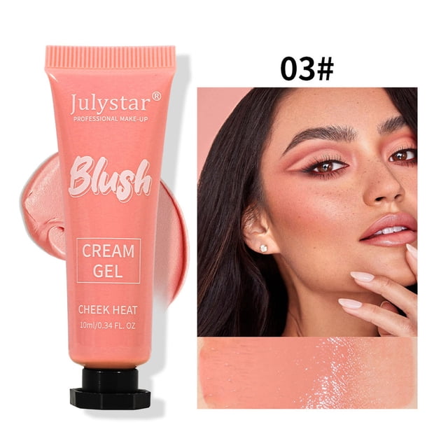 EGNMCR Blush Powder Blusher Stick Brightens And Bottoms, Three-dimensional, Natural, Nude, Light And Multi-functional Powder Blusher Stick 10g a blusher