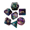 thumbnail image 3 of 7 Pcs Couleur Polyédrique Nouveauté pour Jeux de Cartes DND RPG H, 3 of 8