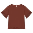 thumbnail image 3 of RXIRUCGD 2025 Vêtements d'Été pour Enfants Nouveaux T-Shirts d'Été pour Enfants Manches Raglan Manches Courtes T-Shirt Graphique Col Rond T-Shirt Filles Haut Décontracté, 3 of 8